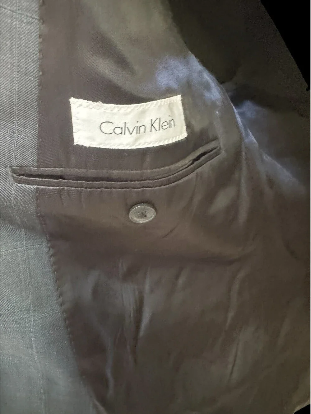 Men’s NWOT Calvin Klein Sports Coat  Dark Grey